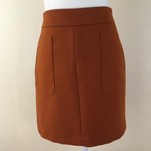H&M Dresses & Skirts - H&M Women's Burnt Orange Mini Skirt - Size 6